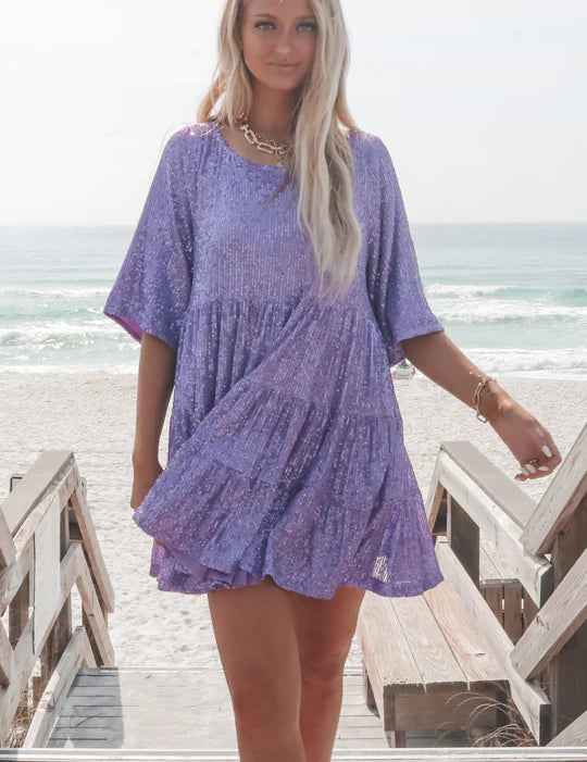 Vestido Antonella™ Glamuroso de Lentejuelas