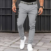 Pantalones con cremallera