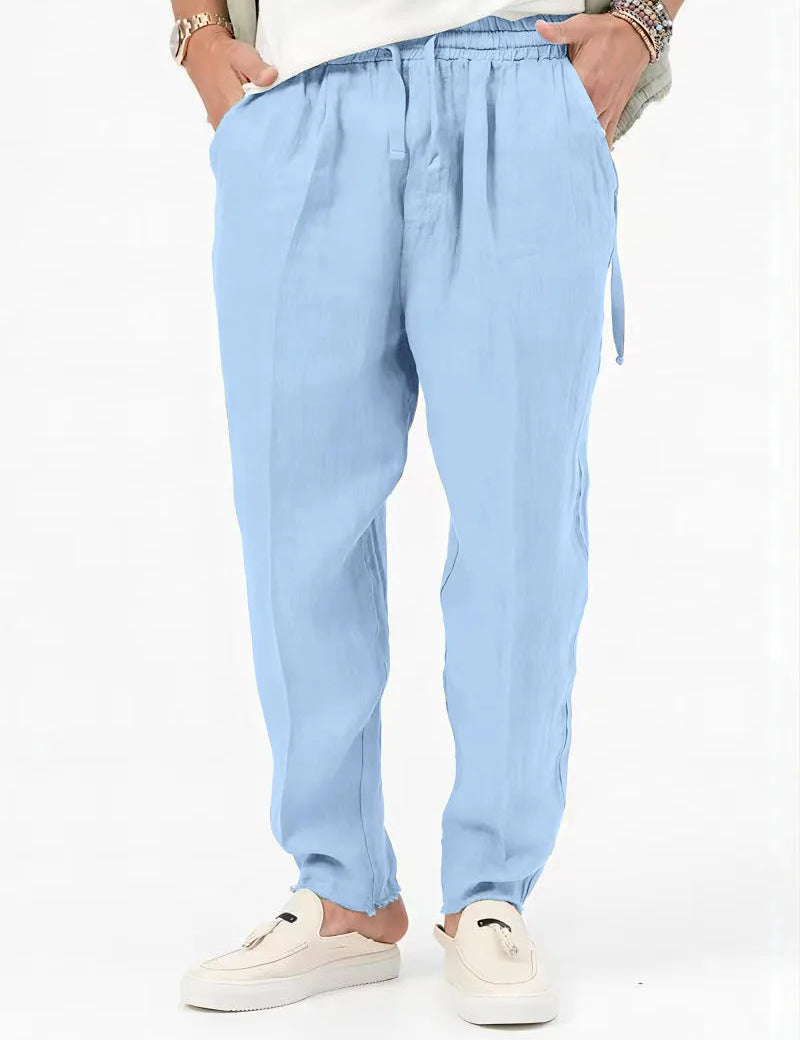 Cómodo pantalón de lino