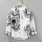 Camisa casual texturizada