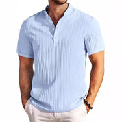 Camisa de lujo con rayas de golf