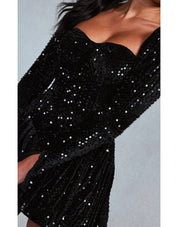 Vestido Cristine™ Corto con Lentejuelas