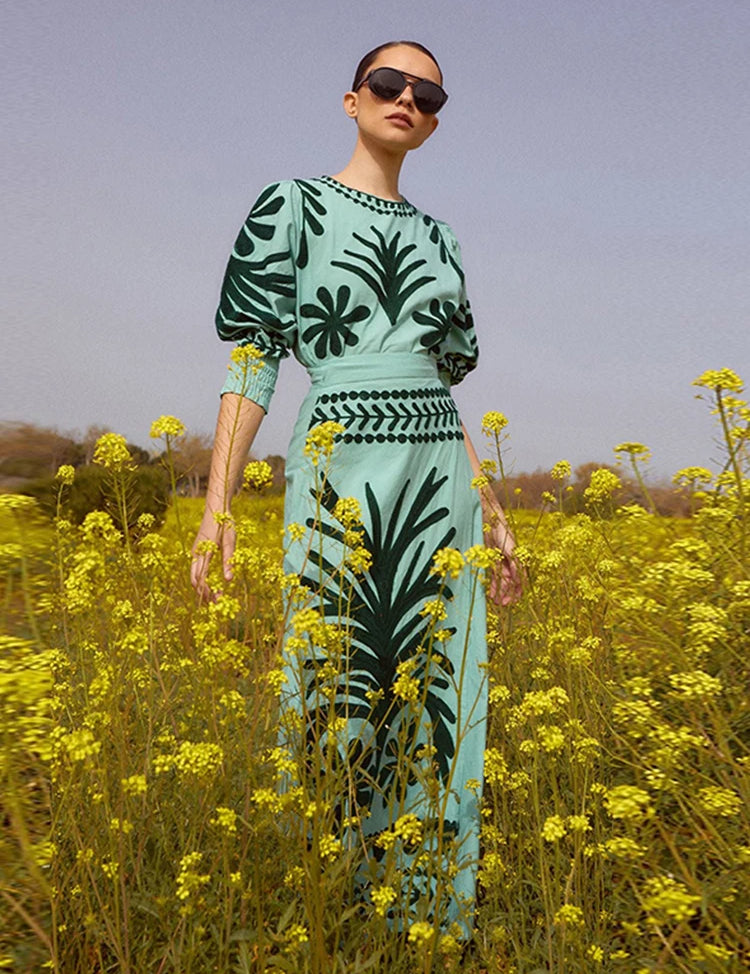 Casual-Printed-Lace-Up-Women-Skirt-Suits-O-neck-Lantern-Sleeve-Top-Zipped-Bow-A-line_29387072-6364-483a-8458-39096a779843.webp