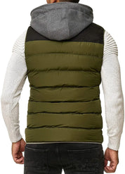 Chaleco acolchado con capucha