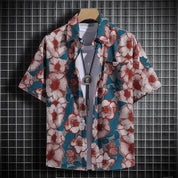 Camisa de moda floral grande