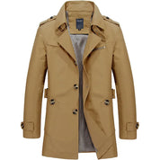 Chaqueta larga cortaviento