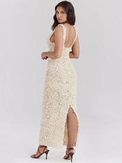 Leonor ™ vestido con ilustraciones florales