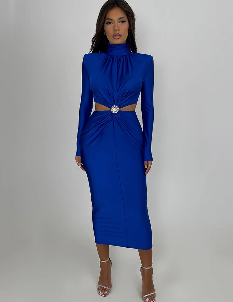 Vestido Pamela™ Elegante con Broche