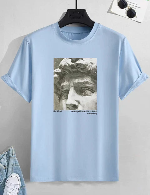 Camiseta con panel fotográfico griego
