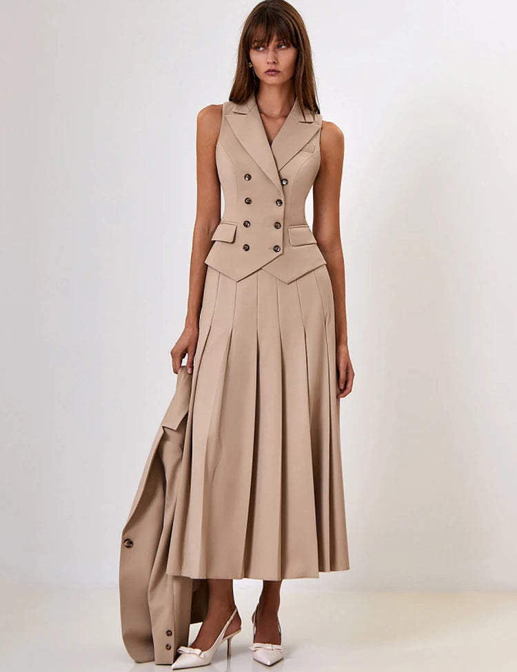 Lucie ™ conjunto de chaleco y falda
