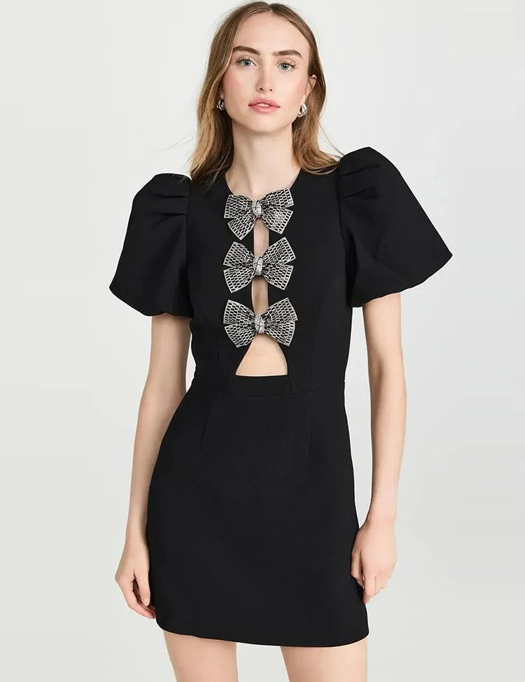 Vestido Libi™ Corto con Detalles de Corazón