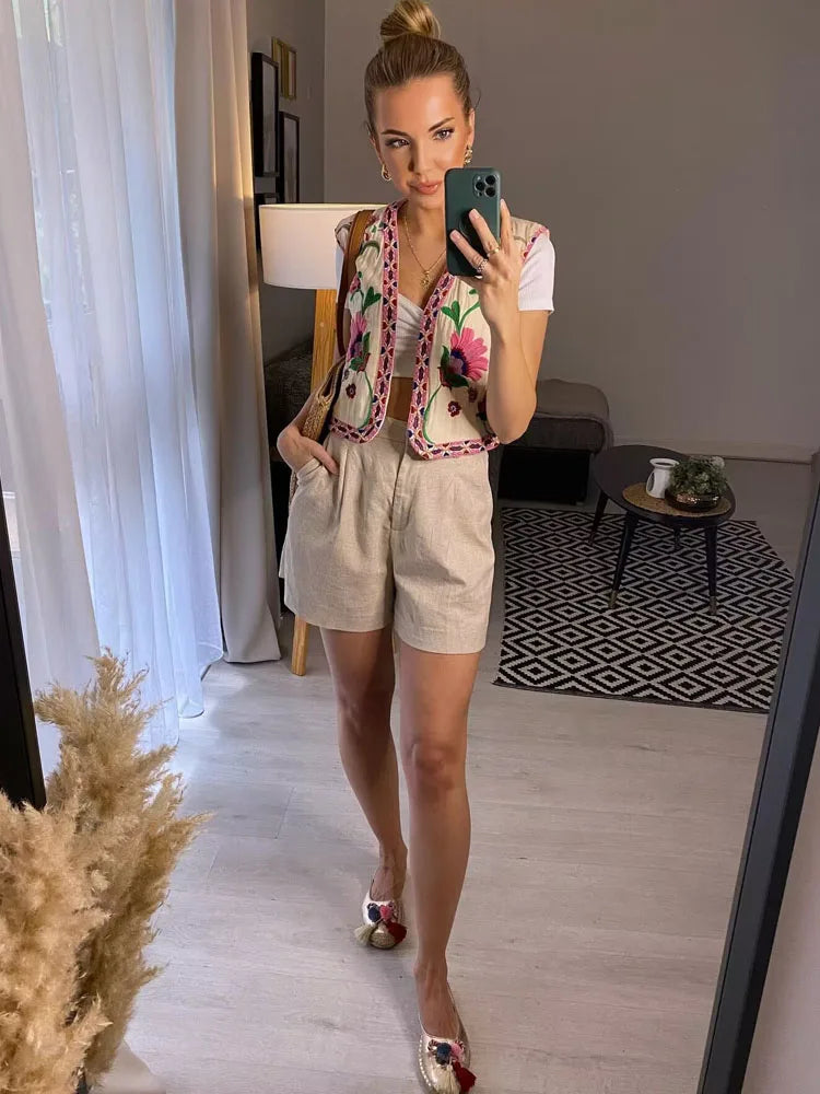 Chaleco Florence™ Floral y Delicado
