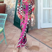 Faydra ™ vestido de diseño estampado