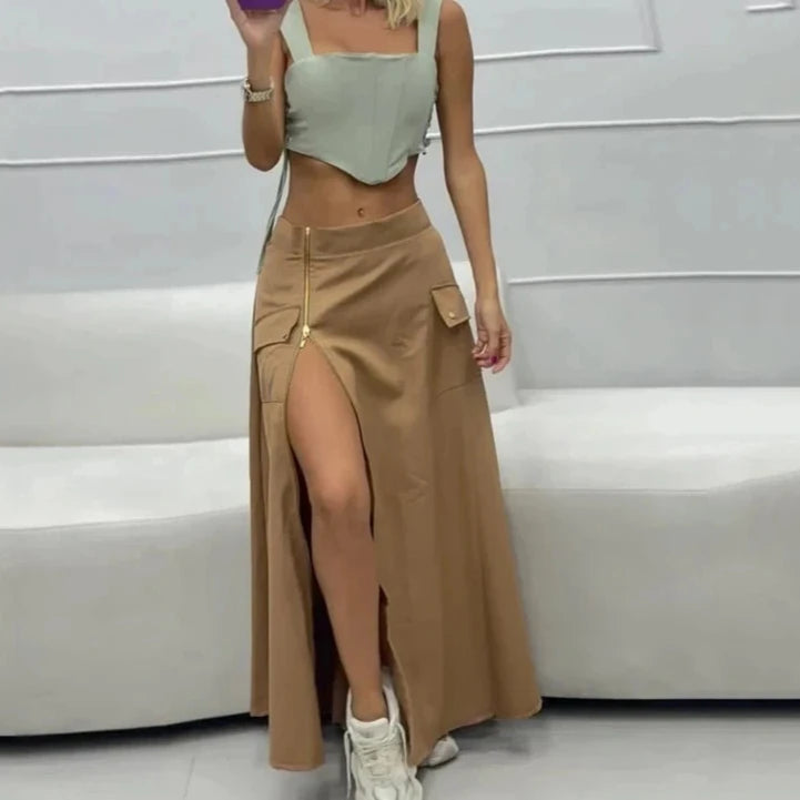 Irie ™ conjunto de top y falda
