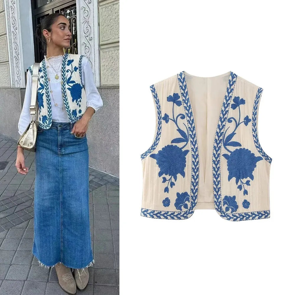 Chaleco Florence™ Floral y Delicado