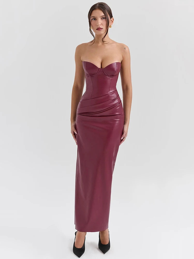 Emaleigh ™ vestido entallado sin mangas