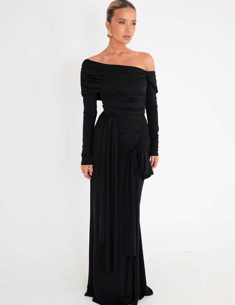 Jailyn ™ vestido sin hombros