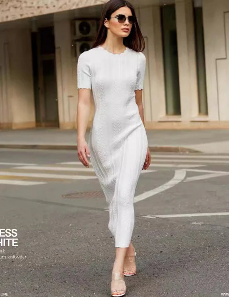 Adele ™ maxi vestido de punto