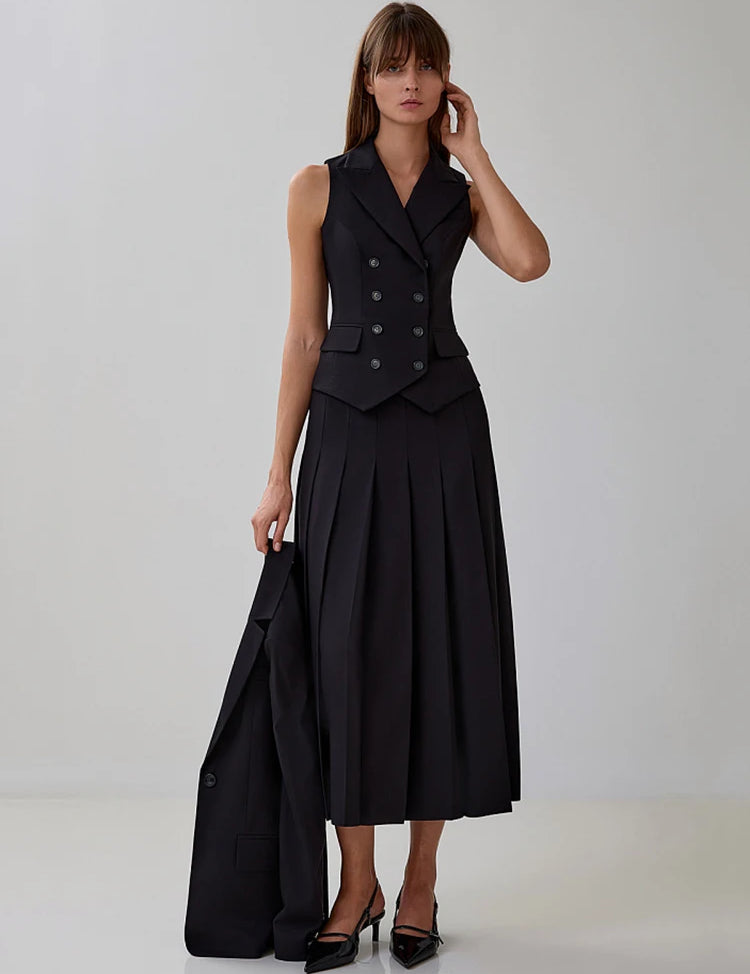 Lucie ™ conjunto de chaleco y falda