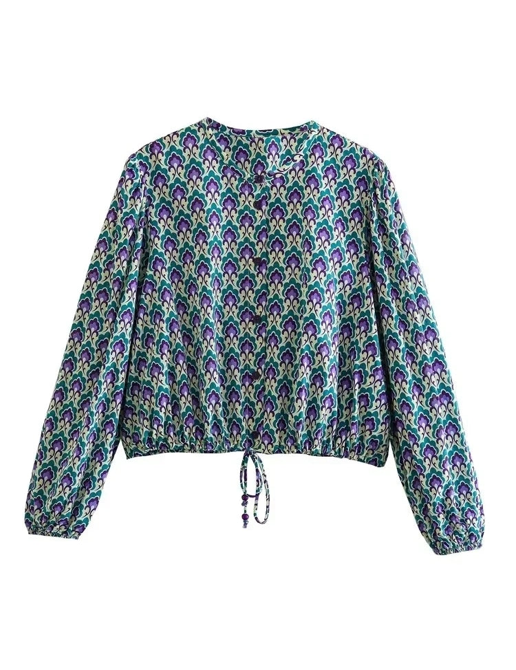Conjunto Felicia™ Versátil con Estampado Azul