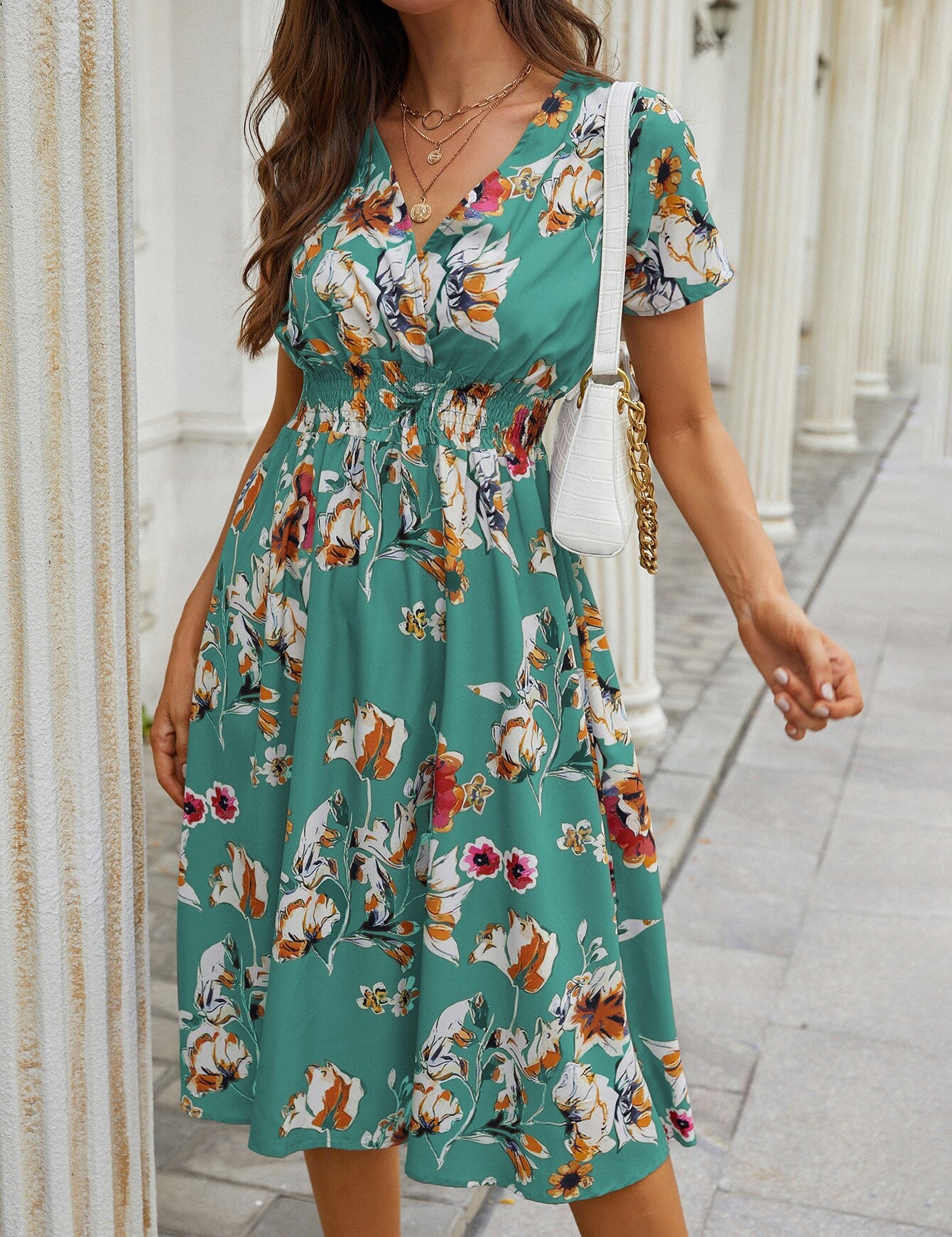 Vestido Viviana™ Modelo floral y casual
