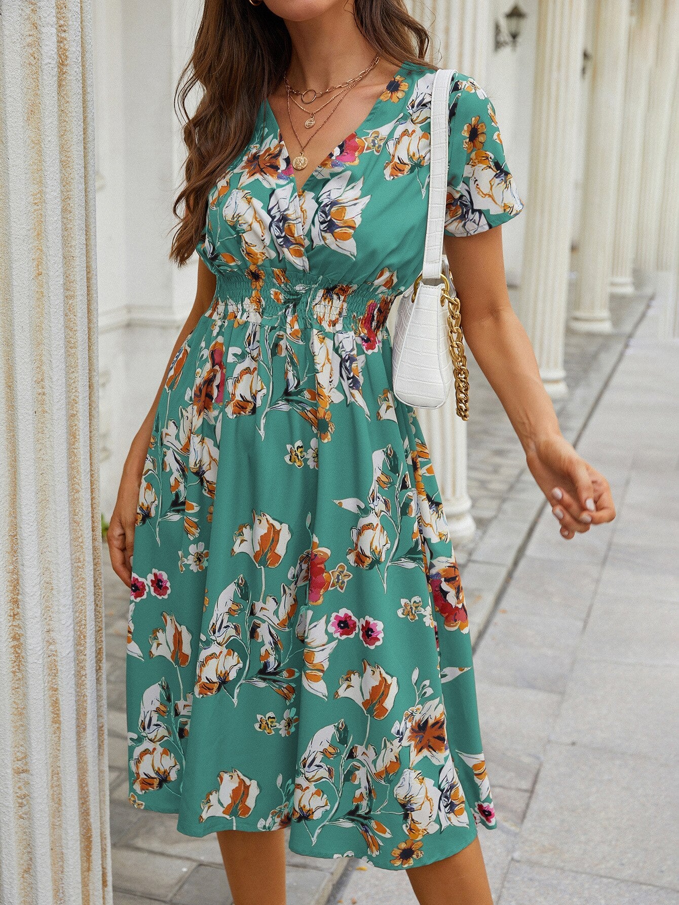 Vestido Viviana™ Modelo floral y casual