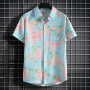 Camiseta de manga corta en tonos pastel