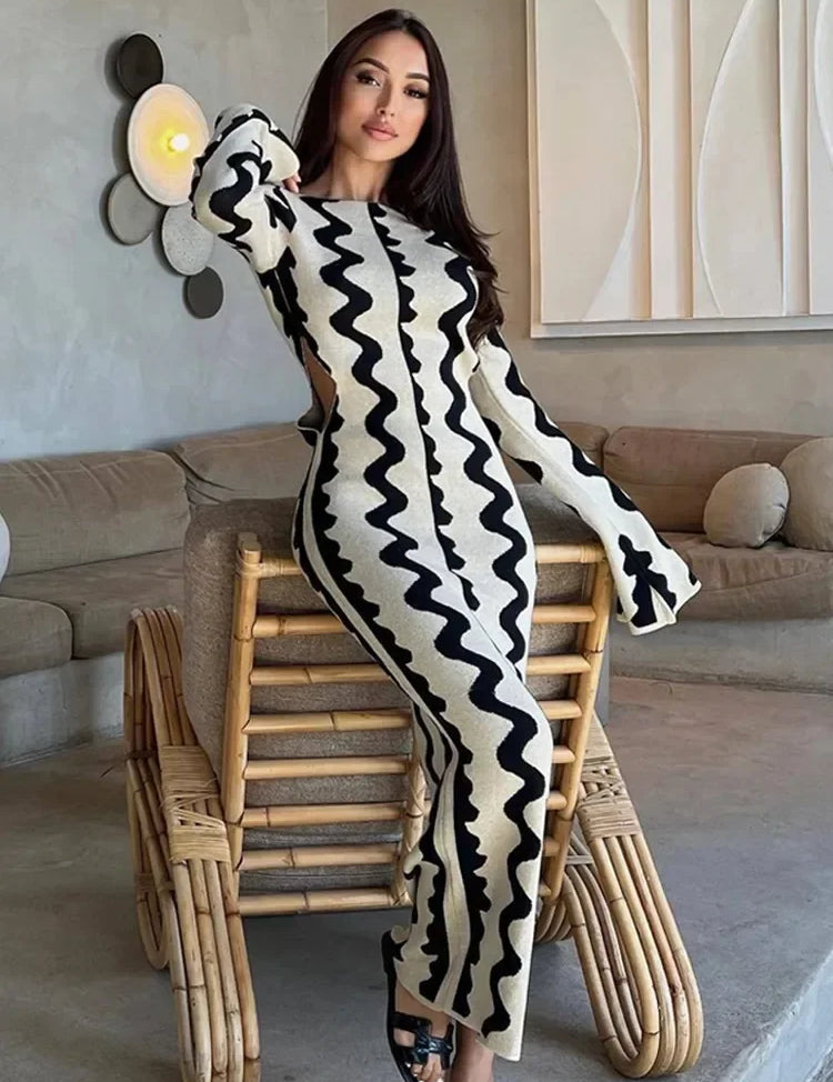 Erin ™ vestido ondulado