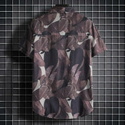 Camisa con cuello Leaf Plant