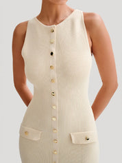 Carla ™ vestido con botones