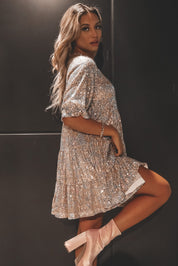 Vestido Antonella™ Glamuroso de Lentejuelas