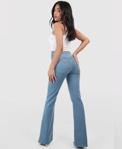 Majestic™ Pantalones de mezclilla con cintura cruzada
