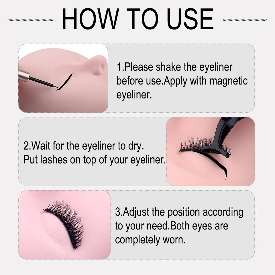 Set Eyeliner y Pestañas Magnéticas